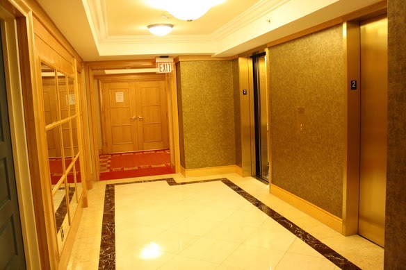Elevators at The Clara Barton condos in Penn Quarter Washington DC