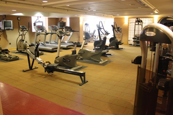 Gym at The Clara Barton condo  in Penn Quarter Washington DC