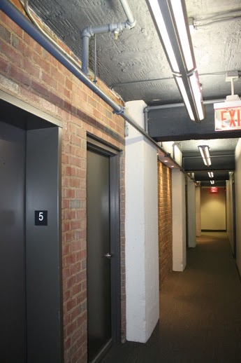 Elevators at Mather Studios condo building: 916 G St NW DC
