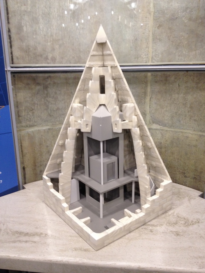 Model of the point of the Washington Monument