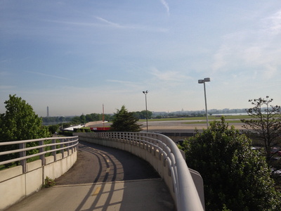 Bike path by Washington National Reagan Airport