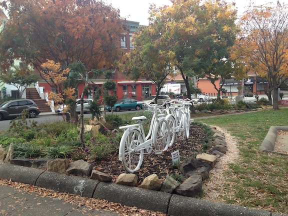 Bike sculpture at 1st & RI Ave NW Washington DC
