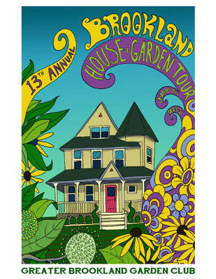 Brookland house and garden tour official poster