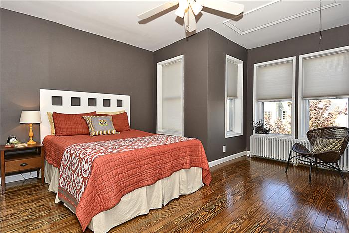 Bedroom at 517 F St NE on Capitol Hill, Washington DC