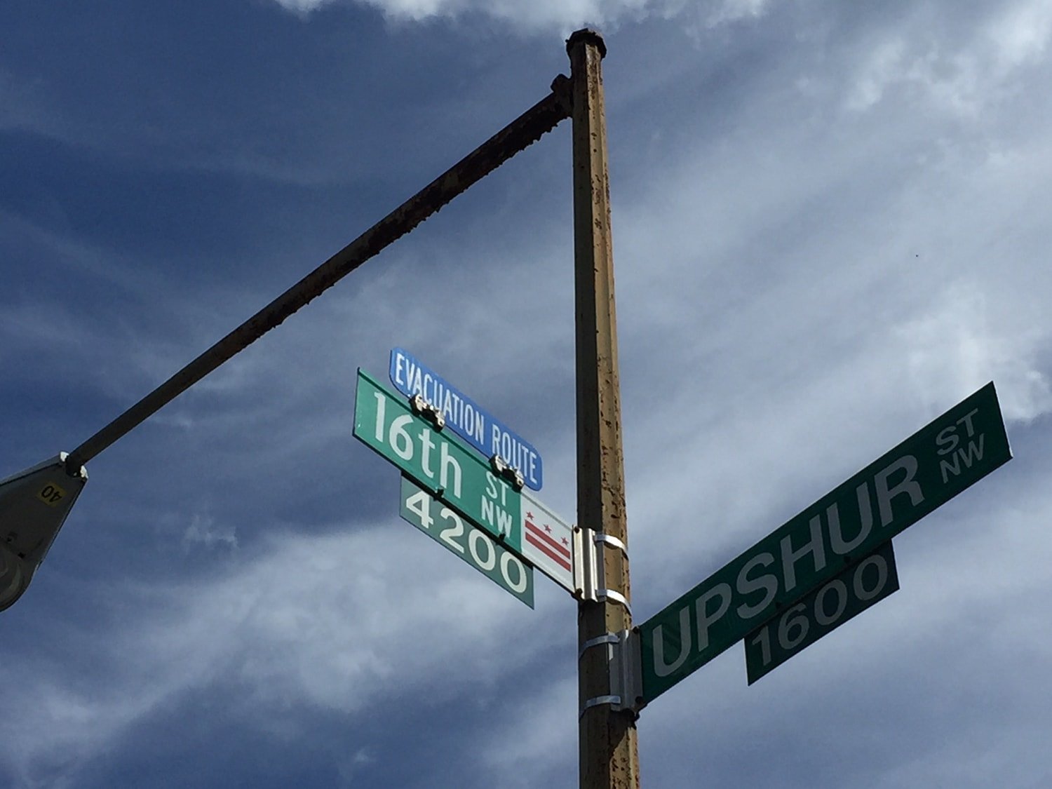 16th Street Sign - Crestwood - Washington, DC