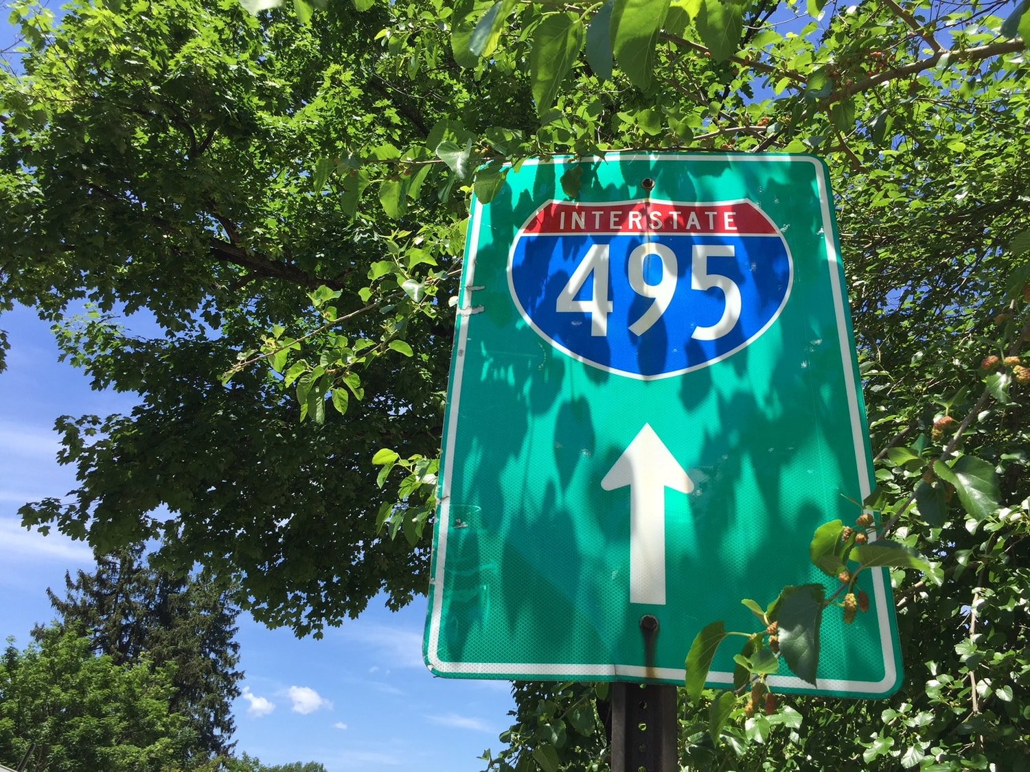 Interstate 495 Sign - Shepherd Park - Washington, DC